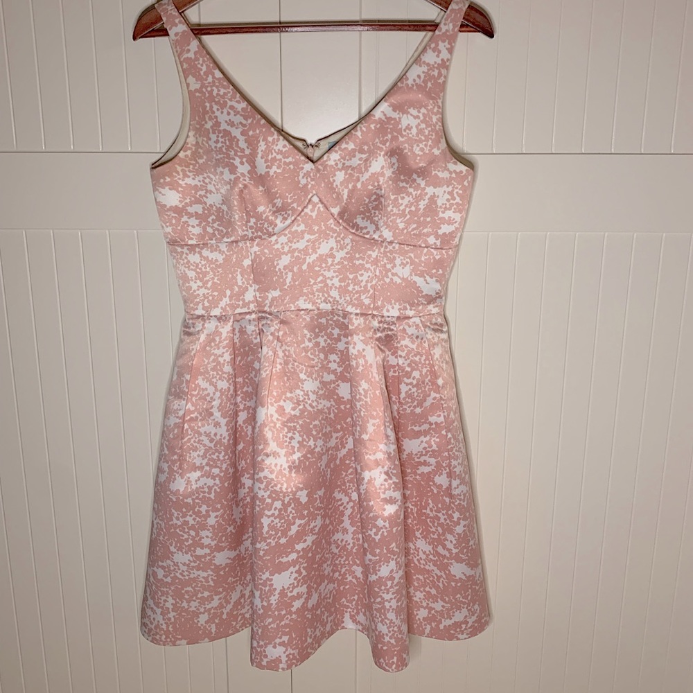 Pink A-line dress